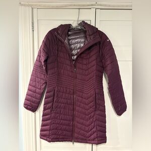 Columbia Women's Long Puffer Jacket - Deep Purple